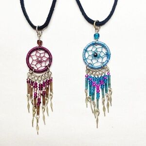 Beaded Colorful Dream Catchers Set of two